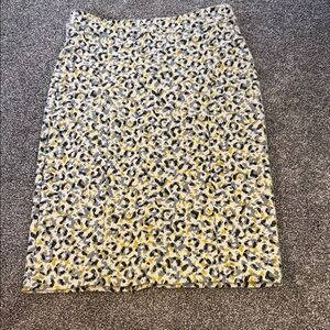 Anthropologie Stylish Leopard Print Skirt